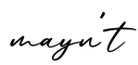 单词mayn't书写