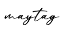 单词maytag书写