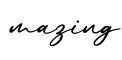 单词mazing书写