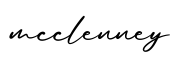 单词mcclenney书写