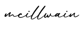 单词mcillwain书写