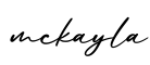 单词mckayla书写