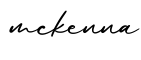 单词mckenna书写