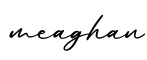 单词meaghan书写