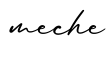 单词meche书写