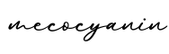 单词mecocyanin书写