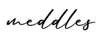 单词meddles书写