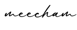单词meecham书写