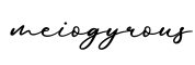单词meiogyrous书写