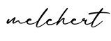 单词melchert书写