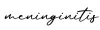 单词meninginitis书写