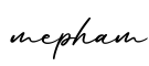 单词mepham书写
