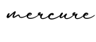 单词mercure书写
