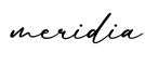 单词meridia书写