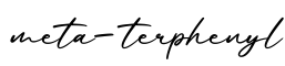 单词meta-terphenyl书写