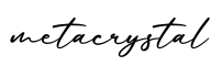单词metacrystal书写