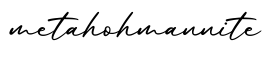 单词metahohmannite书写