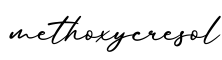 单词methoxycresol书写