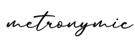 单词metronymic书写