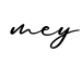 单词mey书写