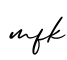 单词mfk书写