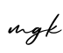 单词mgk书写