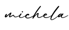 单词michela书写