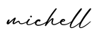 单词michell书写
