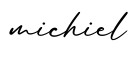 单词michiel书写