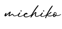 单词michiko书写