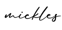 单词mickles书写