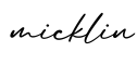 单词micklin书写