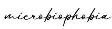 单词microbiophobia书写