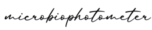 单词microbiophotometer书写