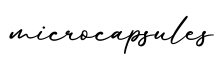 单词microcapsules书写