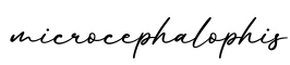 单词microcephalophis书写