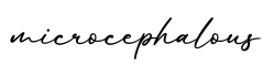 单词microcephalous书写
