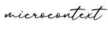 单词microcontext书写
