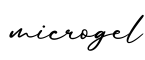 单词microgel书写
