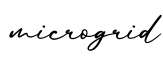 单词microgrid书写