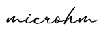 单词microhm书写