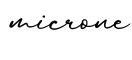 单词microne书写