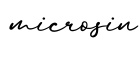 单词microsin书写