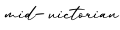 单词mid-victorian书写