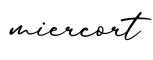 单词miercort书写