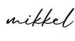 单词mikkel书写