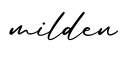 单词milden书写