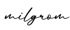 单词milgrom书写