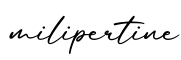 单词milipertine书写