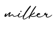 单词milker书写